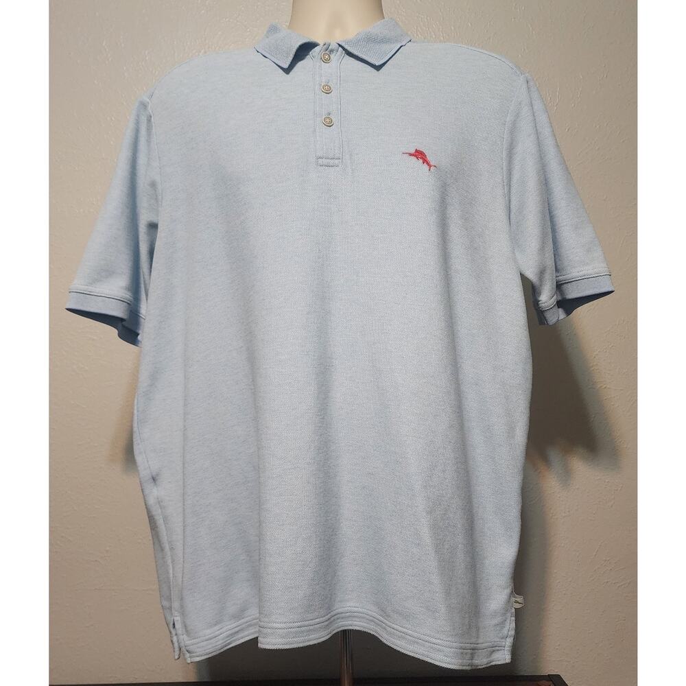 Tommy Bahama Island Zone Short Sleeve Shirt Size Large Supima Cotton